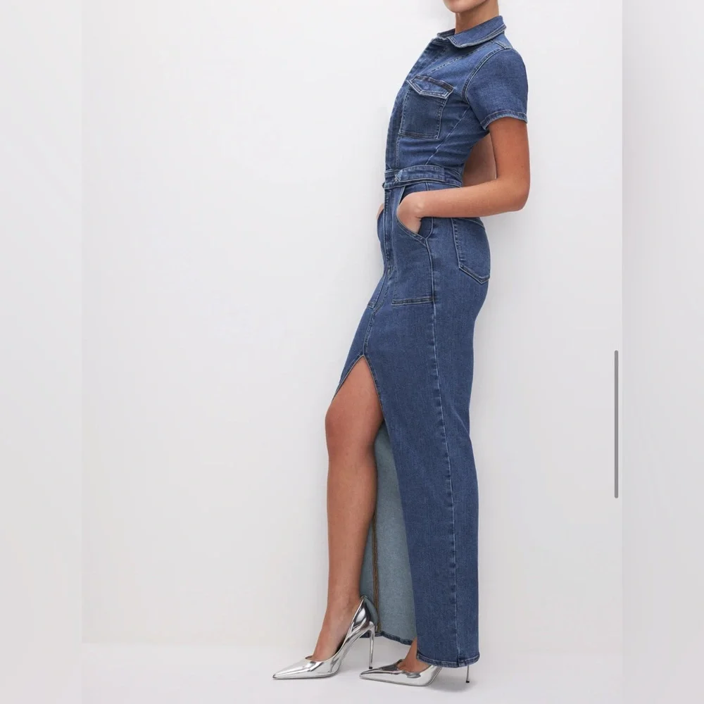 NWT Good American Fit for Success Maxi Dress - Medium - LAST ONE - Picture 4 of 10